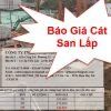 Báo giá cát san lấp