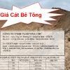 Giá cát bê tông