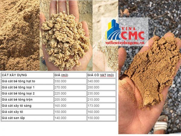 Giá cát xây dựng rẻ nhất tphcm