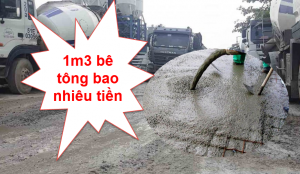 1m3 bê tông bao nhiêu tiền