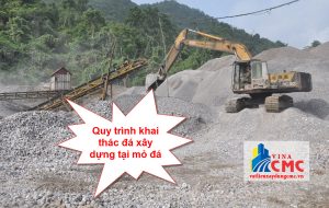 Dây truyền sản xuất đá xây dựng tại mỏ đá