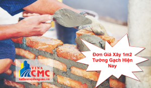 Đơn giá xây tường gạch bao nhiêu 1m2