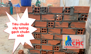 Tiêu chuẩn xây tường gạch chuẩn nhất