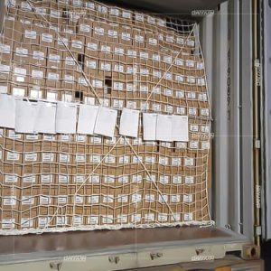 Lưới chắn container, lưới chắn hàng hóa chất liệu sợi dù trắng