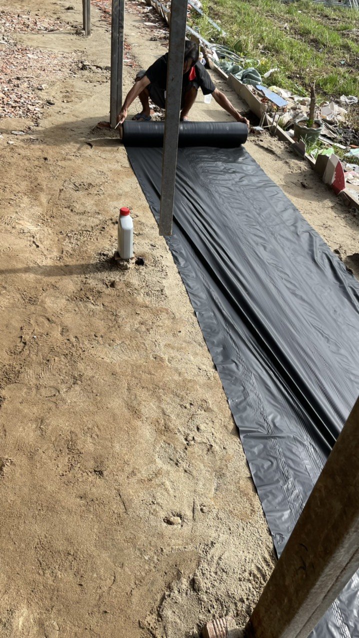 Nilon lót sàn đổ bê tông