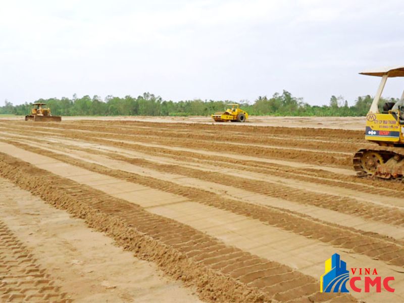 Các loại cát xây dựng phổ biến - Cát san lấp nền, mặt bằng