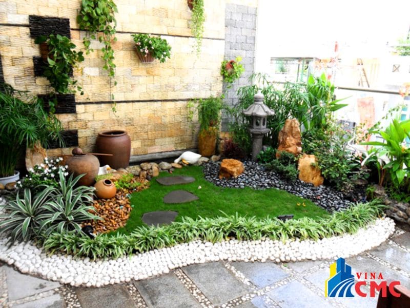 Thảm cỏ nhân tạo sân vườn