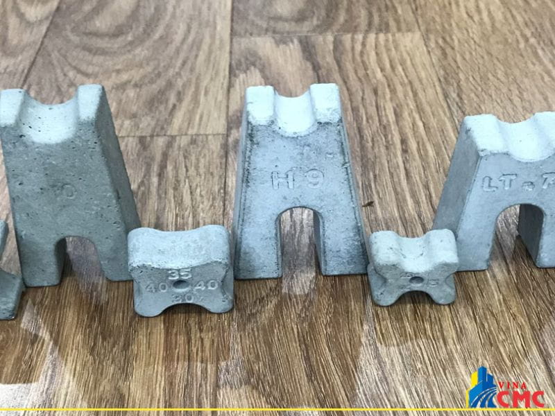 Ứng dụng thực tế của viên kê bê tông trong xây dựng